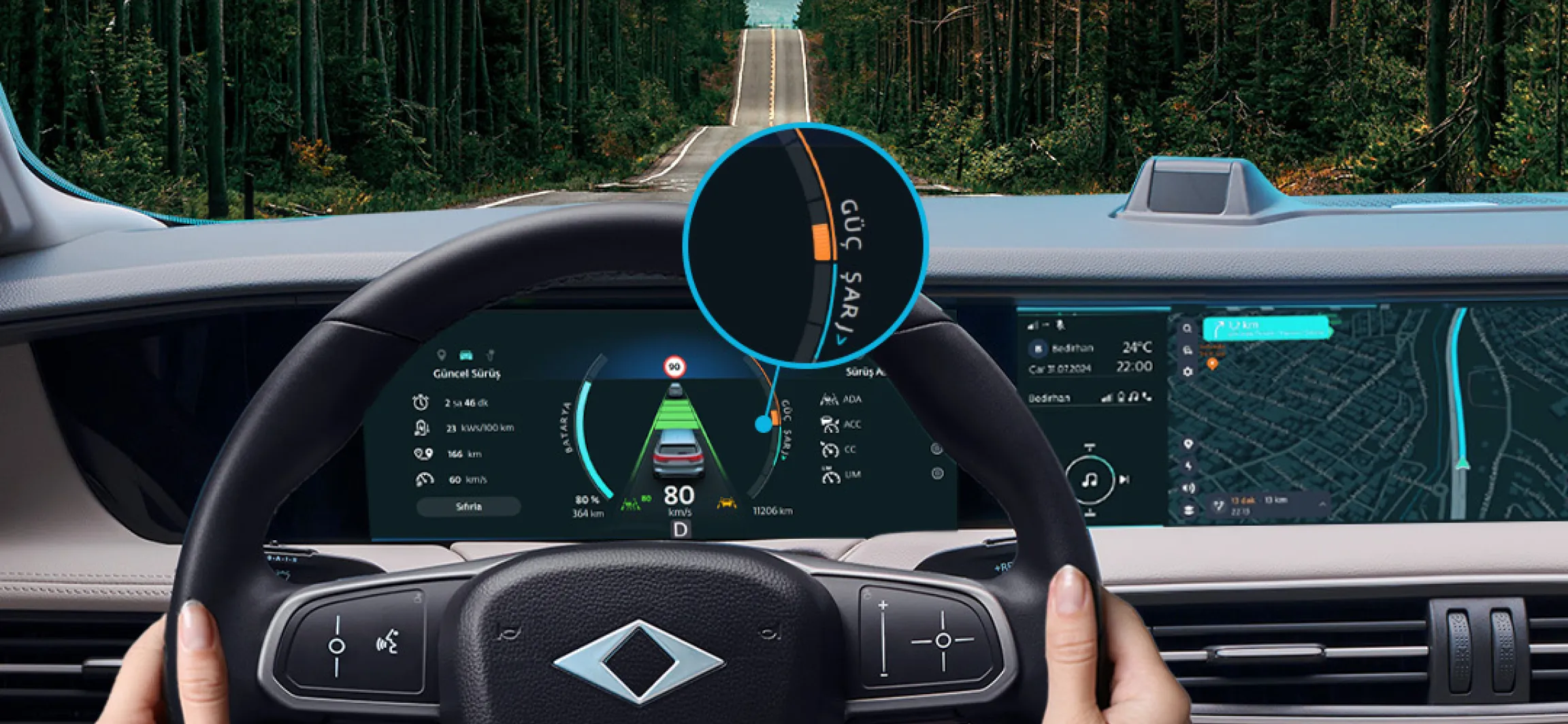 Regeneration at maximum is displayed dynamically based on the charging status of your smart device
